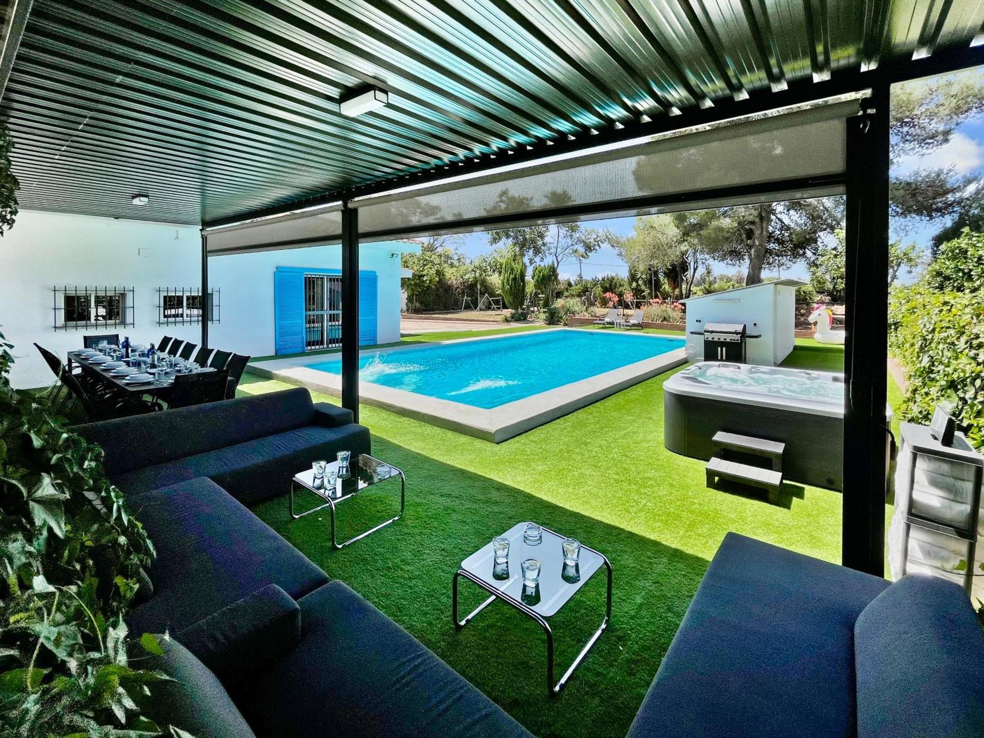 Villa San Patricio I Piscina Privada I Jacuzzi Spa I Bbq I Ps5 I Aire Acon I 3000M2 I 5Min-Centro Jerez de la Frontera Exterior photo